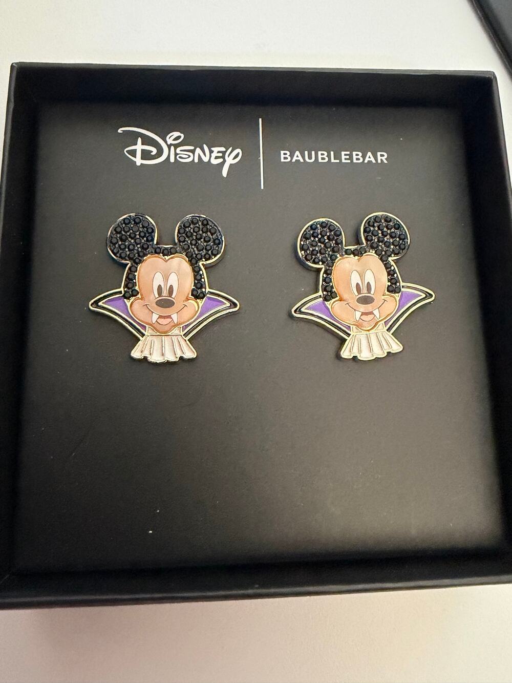 Baublebar Mickey Vampire Halloween earring set NEW